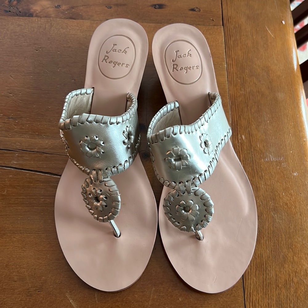 Jack Roger’s Wedge Sandals, size 8